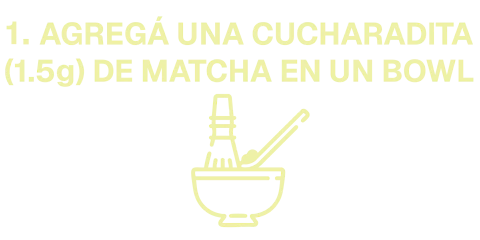 Preparación tradicional de matcha argentino paso 1